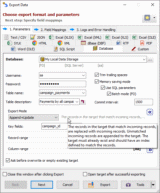 Export to SQL Server setup